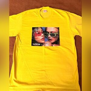Supreme Bright Yellow Graphic Tee